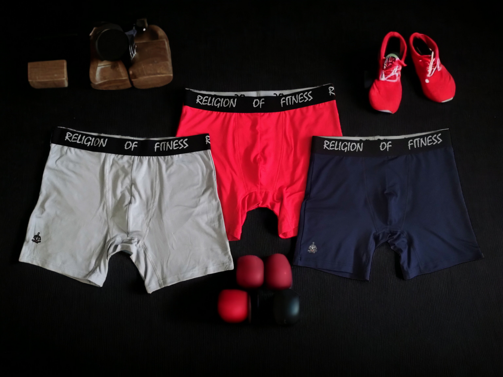 Unveiling the Religion of Fitness: Introducing Our Inspiring Boxer Briefs!